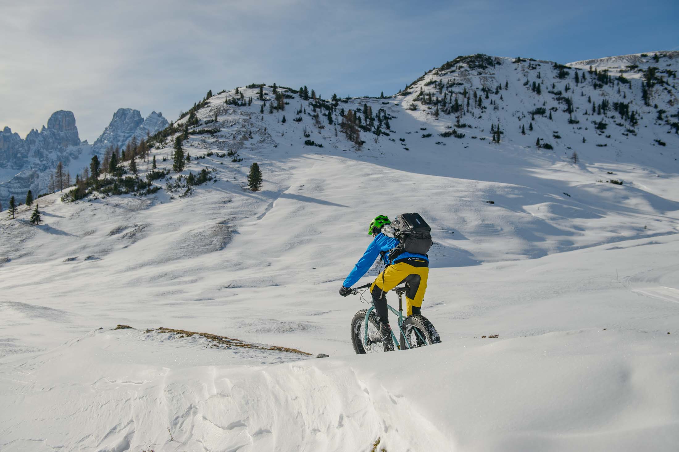 Eindeloos genieten in de sneeuw op je fatbike